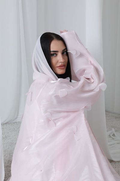Sabrina Abaya in  pink