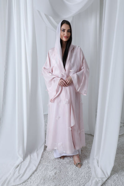 Sabrina Abaya in  pink