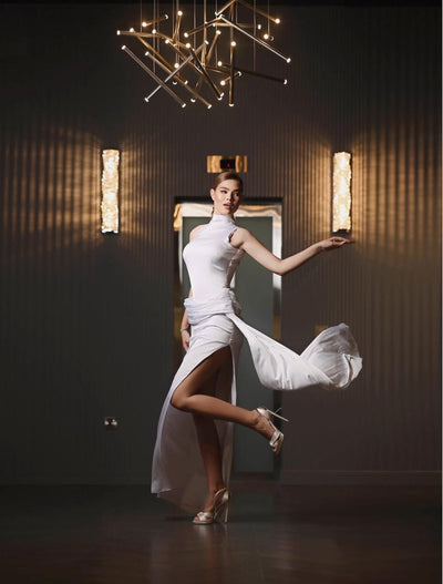 Gabriella Dress in White