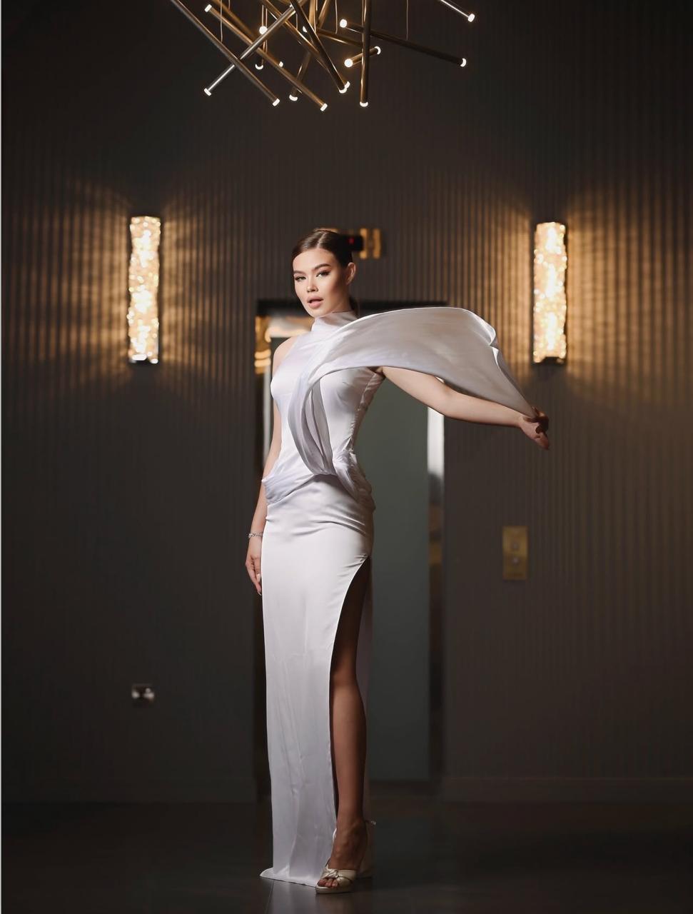 Gabriella Dress in White